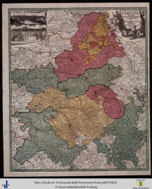 Tabula Geographica Campaniae specialis.