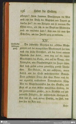 Verstärkte Ueberzeugung