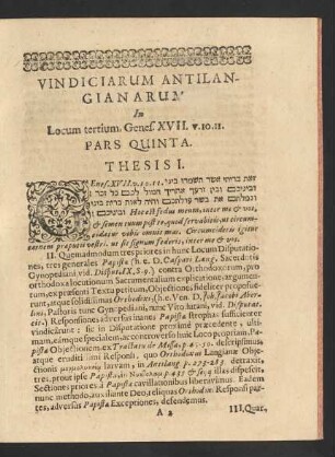 Thesis I. [bis] XLVI.