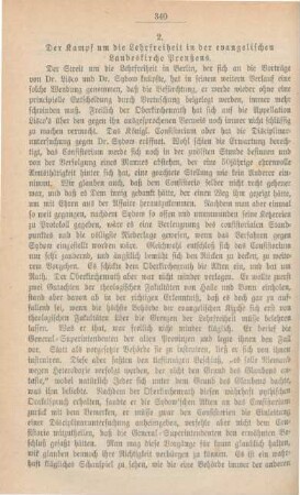 340[332]-348[340] Der Kampf um die Lehrfreiheit in der evangelischen Landeskirche Preußens