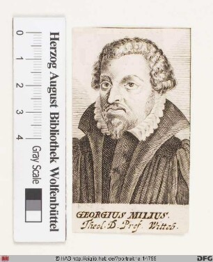 Bildnis Georg Mylius (eig. Müller)