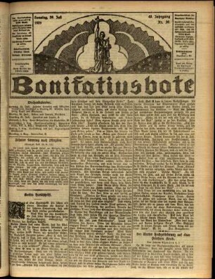 Ausgabe vom Sonntag, den 29. Juli 1923.