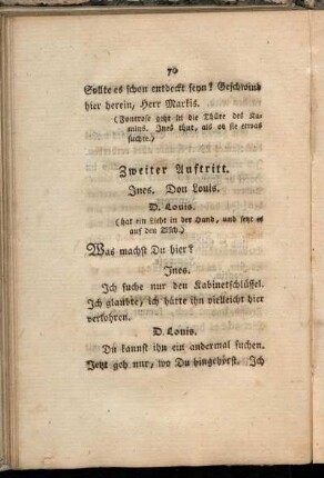 Zweiter Auftritt. Ines. Don Louis.