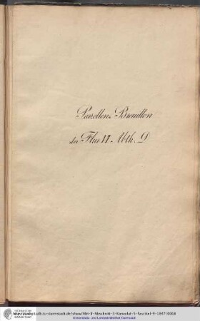 Parzellen-Brouillon Heusenstamm Flur VI Abt.D