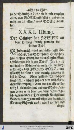 Üb. XXXI - XLI.