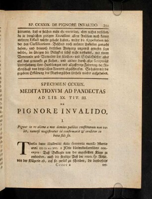 755-763, Ad Lib. XX: Tit. III. Quae Res Pignori Vel ...