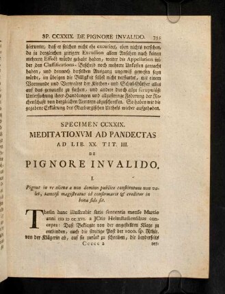 755-763, Ad Lib. XX: Tit. III. Quae Res Pignori Vel ...