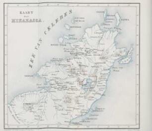 Kaart der Minahassa