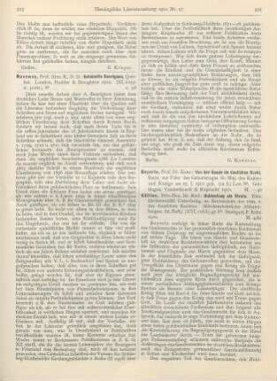 526-527 [Rezension] Beyerle, Konrad, Von der Gnade im deutschen Recht
