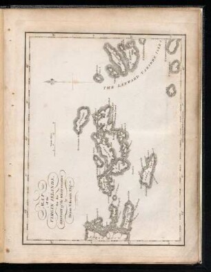 Map of the Virgin Islands : for the History of the West Indies by Bryan Edwards Esq.