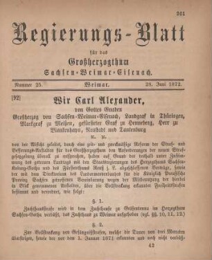 Nr. 25 : 28. Juni 1872