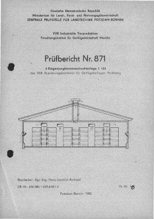 4-Etagenjunghennenaufzuchtanlage L 124