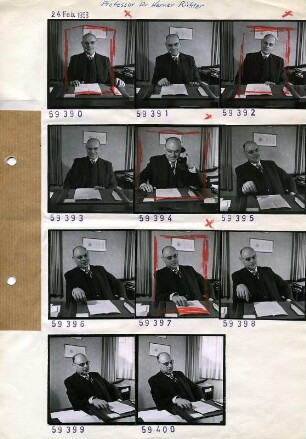 Portraitserie Werner Richter