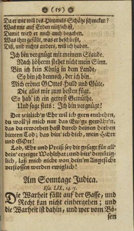 Am Sonntage Judica.