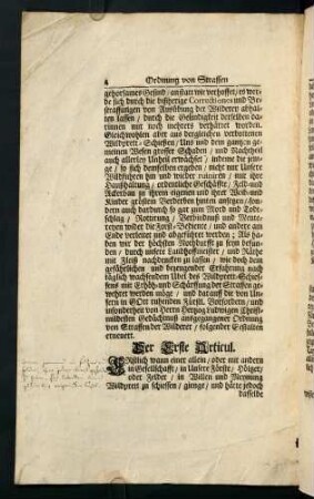 4-22, Der Erste Articul. - Der Zehende Articul.