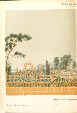Decken- und Wandmalereien : ausgeführt in der Deutsch-Nationalen Kunstgewerbe-Ausstellung zu München 1888