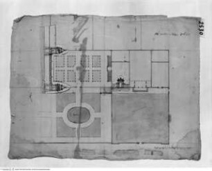 Barbiano (vicino Bologna), Villa Guastavillani, Grundriss der gesamten Vigna
