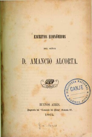 Escritos económicos