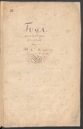 Fugen; org; a-Moll