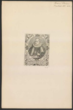 [Bildnis Andreas Cludius]