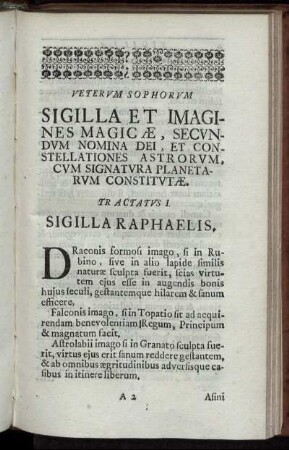 Tractatus I. - Tractatus VII.