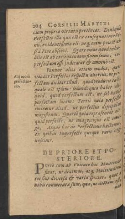 De Priore Et Posteriore.