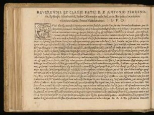 Dedikation an Antonio Perrenoto, Bischof zu Artois von Pierre de Manchicourt