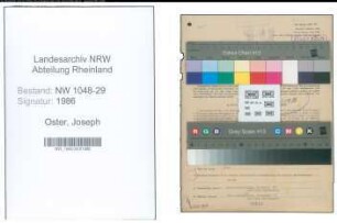 Entnazifizierung Joseph Oster , geb. 24.05.1898 (Beamter)