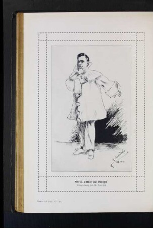 Enrico Caruso als Bajazzo