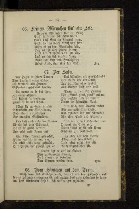 66. Keinem Würmchen thu' ein Leid.