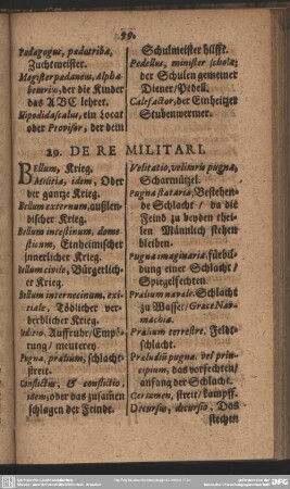 29. De Re Militari