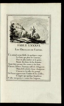 Fable LXXXVI. Les Oreilles Du Lievre.