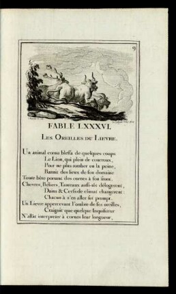 Fable LXXXVI. Les Oreilles Du Lievre.