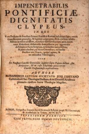 Impenetrabilis pontificiae dignitatis clypeus