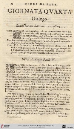Opere di Papa Paolo V
