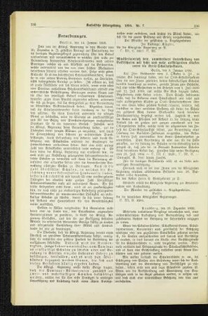 Verordnungen : [vom 14. Januar 1895]