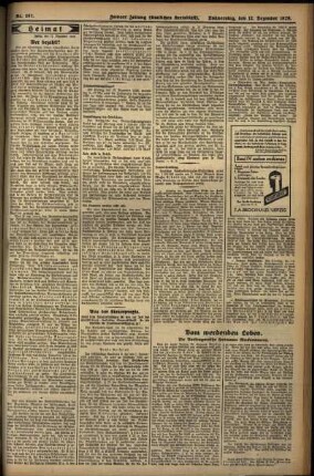 Zweite Ausgabe vom Donnerstag, den 12. Dezember 1929.