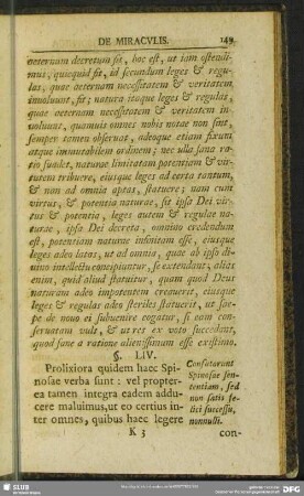§. LIV. Consutarunt Spinosae sententiam, sed non satis felici successu, nonnulli
