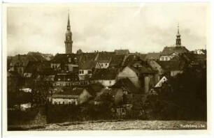 Radeberg. Blick auf Radeberg