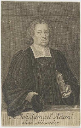 Bildnis des Joh. Samuel Adami alias Misander