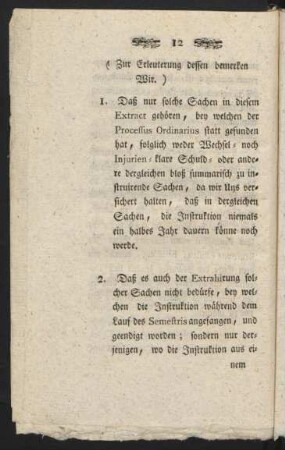 (Zur Erleutertung dessen bemerken Wir.)