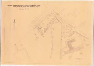 Grünanlage am Ledigen- und Schwesternheim, Marl: Lageplan 1:500