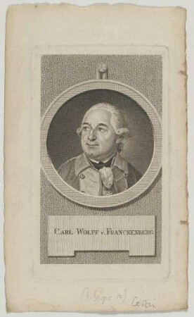 Bildnis des Carl Wolff v. Franckenberg