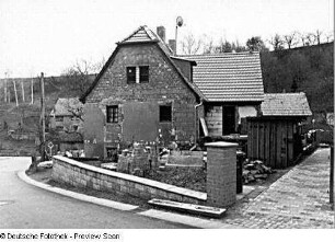 Ehem. Bergmannshaus mit Seitengebäude