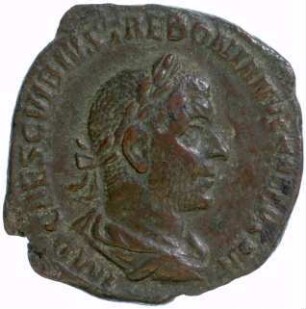 Münze, Sesterz, 251 - 253