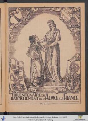 Tricentenaire du Rattachement de l'Alsace à la France (Illustration).