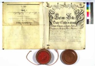 Bischof Christoph Karl verleiht Hohenlohe Neufels.