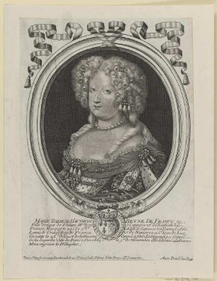 Bildnis der Marie Therese d'Austriche