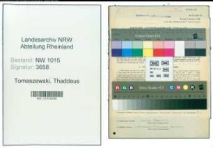 Entnazifizierung Thaddeus Tomaszewski , geb. 08.03.1904 (Technischer Angestellter)