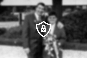 [Name maskiert] und Barthel, Burgis: Hochzeitsfoto